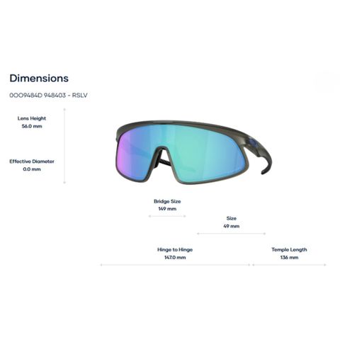  Kính Mát Thể Thao OAKLEY Rslv 0OO9484D - Tem Chính Hãng Luxottica 