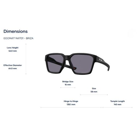  Kính Mát Thể Thao Oakley Briza 0OO9497 - Tem Chính Hãng Luxottica 