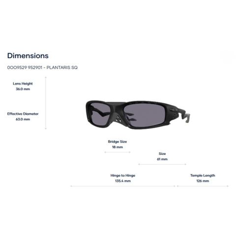  Kính Mát Thể Thao Oakley 0OO9529 Plantaris sq– Tem Chính Hãng Luxottica. 