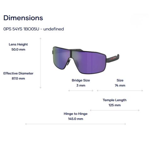  Kính Mát Prada Linea Rossa 0PS 54YS – Tem Chính Hãng Luxottica 