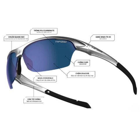  Tifosi INTENSE Kính Mát Thể Thao Nửa Khung – Chính Hãng 