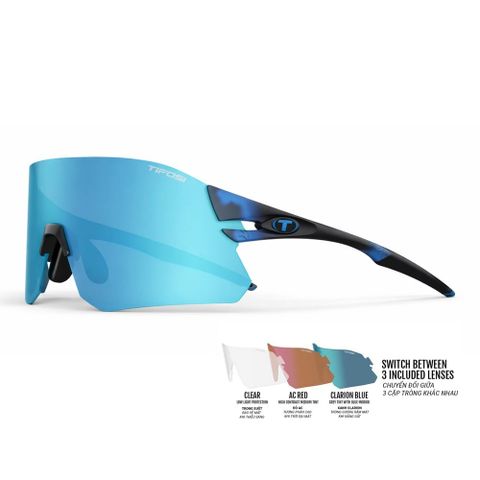  Kính Mát Thể Thao Tifosi Rail Chính Hãng - Bộ 3 Lens Tháo Lắp - Lắp Được Tròng Có Độ Cận Viễn Loạn 