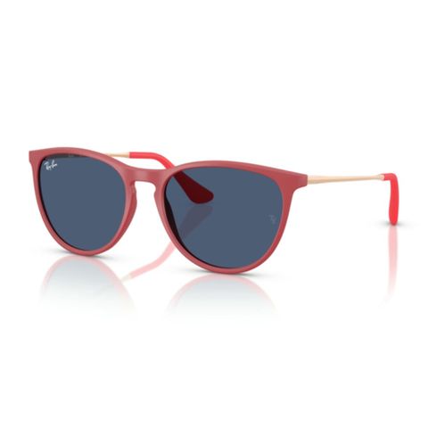  RayBan Junior erika 0RJ9060SF Kính Mát Mắt Mèo Trẻ Em – Tem Chính Hãng Luxottica 
