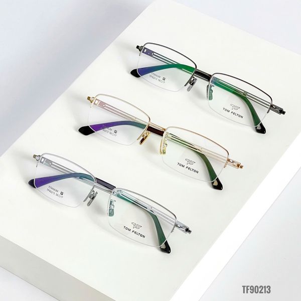 Gọng Kính Nửa Gọng Titanium Tom Felton TF90213 Chính Hãng