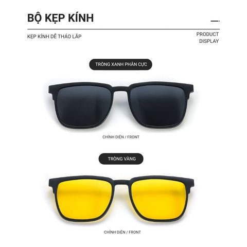  Clip On Snap 2288 Kính Râm Cận – Bộ 2 Kẹp Kính 