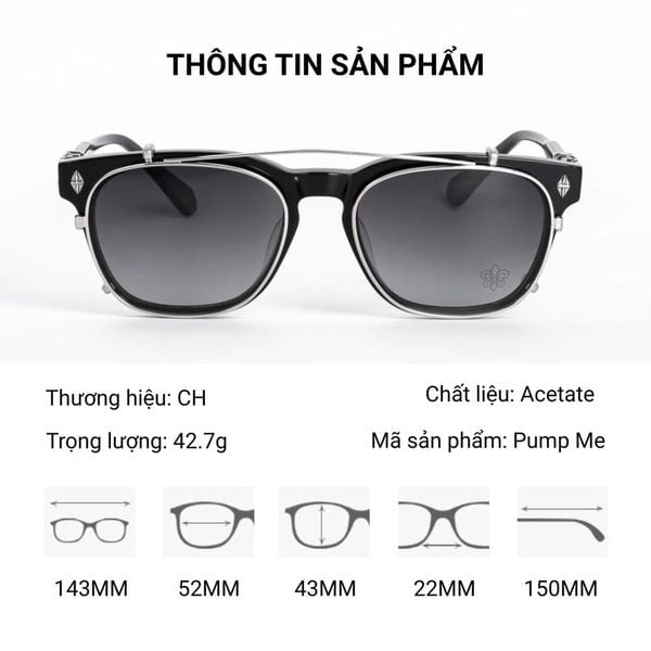 Kính Râm Cận Pump Me – Bản Đẹp Nhất Thị Trường