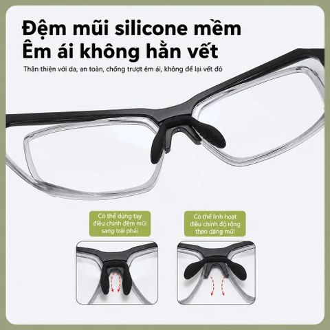  Kính Thể Thao Bảo Hộ KL06-05 – Lắp Được Tròng Theo Độ Tùy Chỉnh 