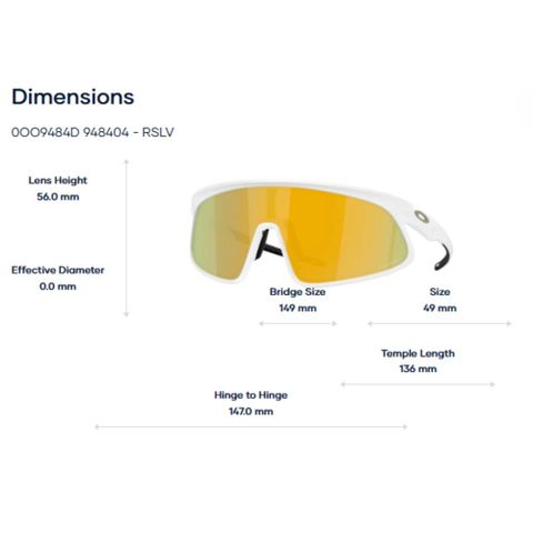  Kính Thể Thao Oakley Rslv 0OO9484D - Chính Hãng Luxottica 