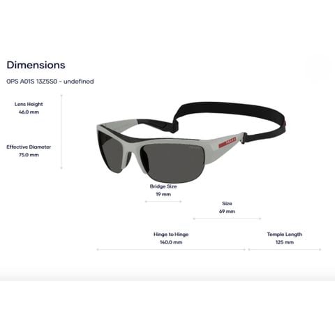  Kính Thể Thao Sunglasses Prada Linea Rossa 0PS A01S – Tem Chính Hãng Luxottica 