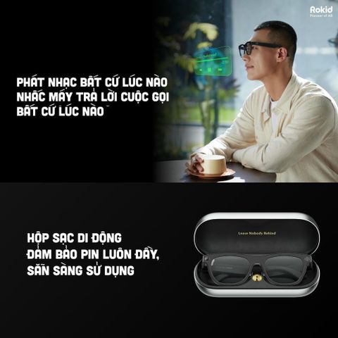  Rokid Glasses RV101 Kính Thông Minh AI Đa Năng 
