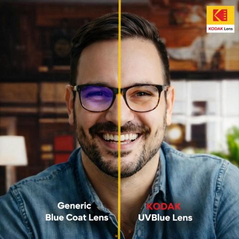  Kodak 1.74 UVBlue – Tròng Kính Chống Ánh Sáng Xanh Siêu Mỏng 