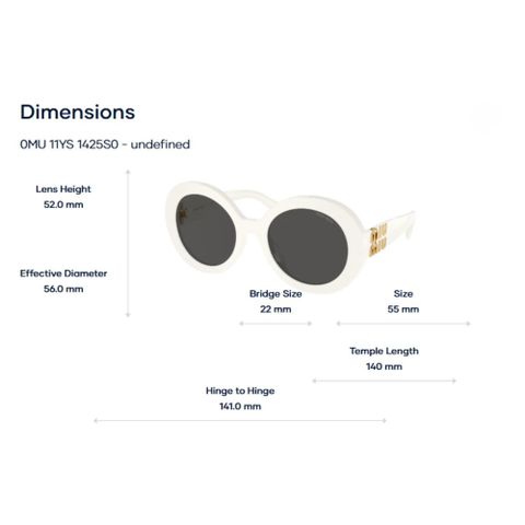  Kính Mát Miu Miu 0MU 11YS - Tem Chính Hãng Luxottica 