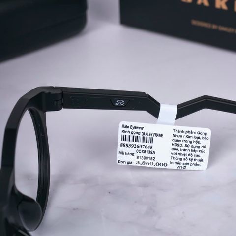  Gọng Kính Oakley 0OX8139A HSTN Rx A - Tem Chính Hãng Luxottica 