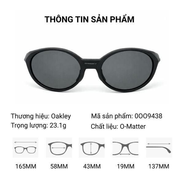 Oakley 0OO9438 Eyejacket Redux Gọng Kính Glasses – Tem Chính Hãng Luxottica