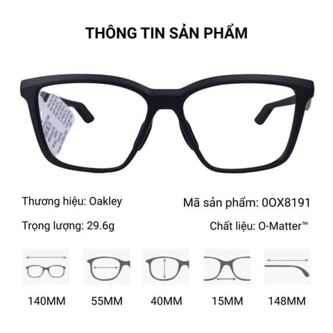  Oakley 0OX8191 Enigma Mass Gọng Kính – Tem Chính Hãng Luxottica 