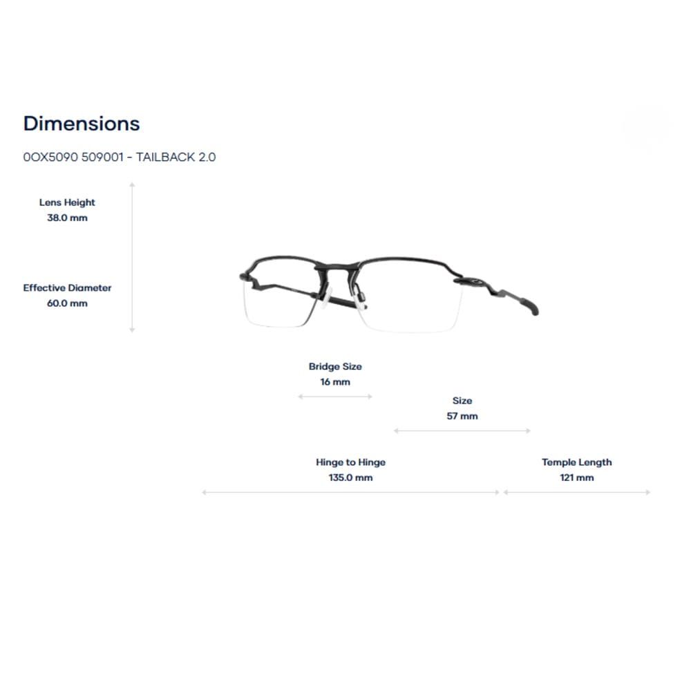  Gọng Kính Oakley Tailback 2.0 0OX5090 - Tem Chính Hãng Luxottica 