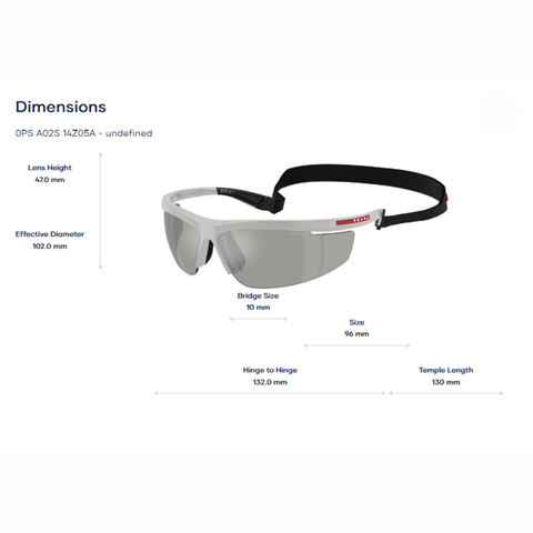  Prada Linea Rossa 0PS A02S Kính Mát Thể Thao – Tem Chính Hãng Luxottica 