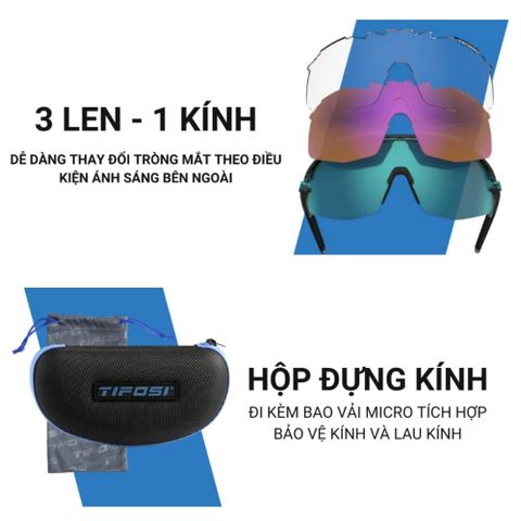  Kính Mát Thể Thao Nửa Khung Tifosi Sledge Lite – Chính Hãng 