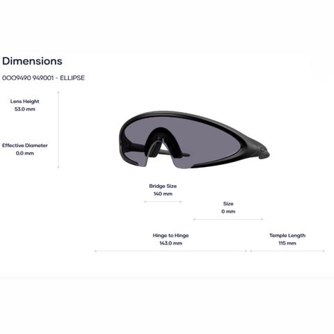 Kính Mát Sunglasses Oakley Ellipse 0OO9490 – Tem Chính Hãng Luxottica 
