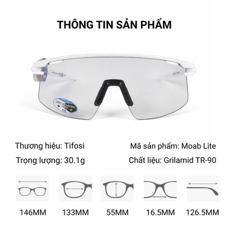 Kính Mát Thể Thao Nửa Khung Tifosi Moab Lite Chính Hãng 