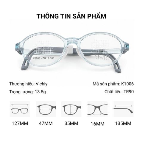  Vichiy K1006 Gọng Kính Trẻ Em - Tem Chính Hãng 