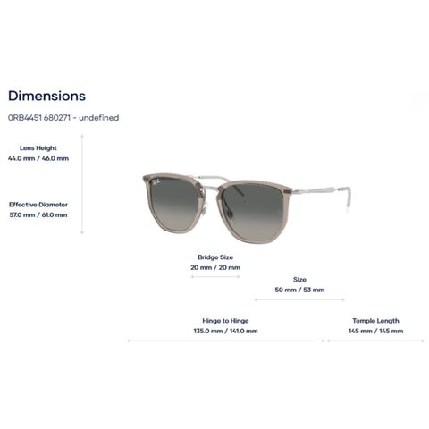  Kính mát RayBan 0RB4451 - Tem Chính Hãng Luxottica 