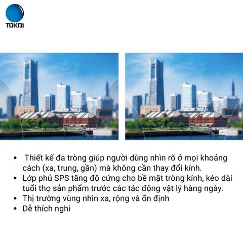  Tokai 1.70 Sereno IS SPS UV400 – Kính Đa Tròng Nhật Bản Siêu Mỏng 