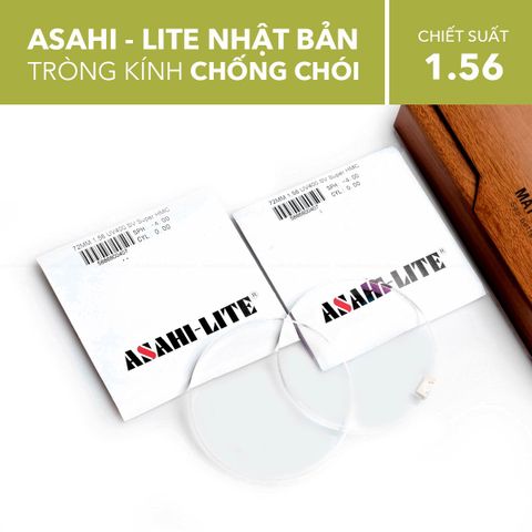  Tròng Kính Chống Chói Asahi-Lite 1.56 Chính Hãng 