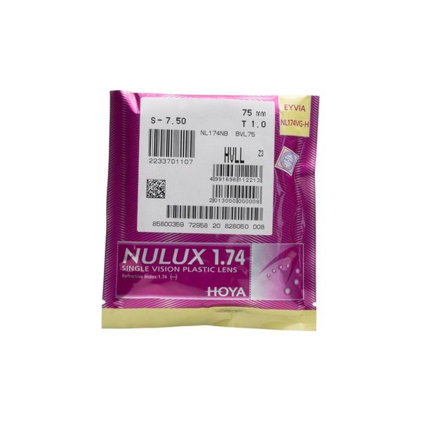 Tròng Kính Siêu Mỏng Hoya Nulux 1.74HVLL Cao Cấp