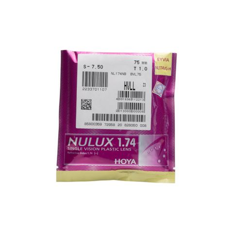  Tròng Kính Siêu Mỏng Hoya Nulux 1.74HVLL Cao Cấp 