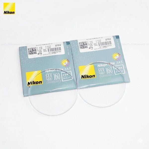 Nikon Lite AS Pure Blue UV Tròng Kính Chống Ánh Sáng Xanh