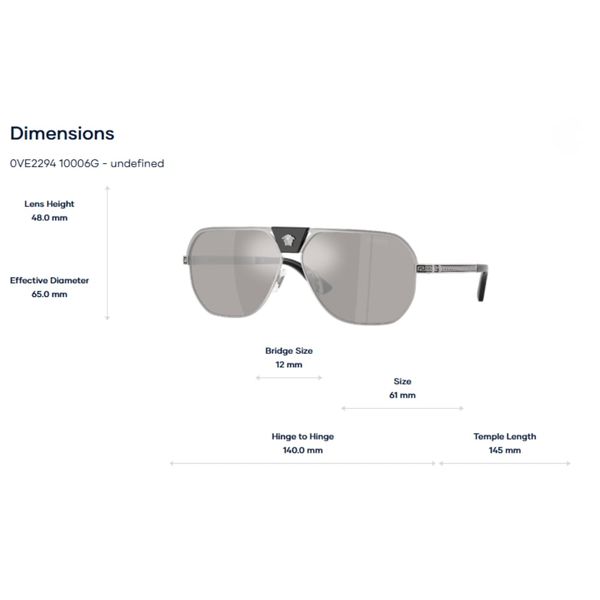  Kính Mát Versace 0VE2294 - Tem Chính Hãng Luxottica 