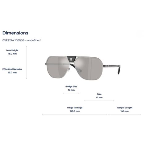  Kính Mát Versace 0VE2294 - Tem Chính Hãng Luxottica 