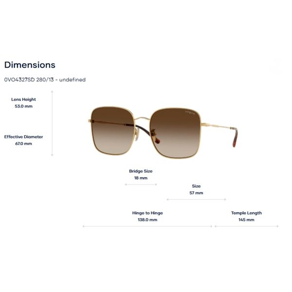 Kính Mát Vogue 0VO4327SD - Tem Chính Hãng Luxottica