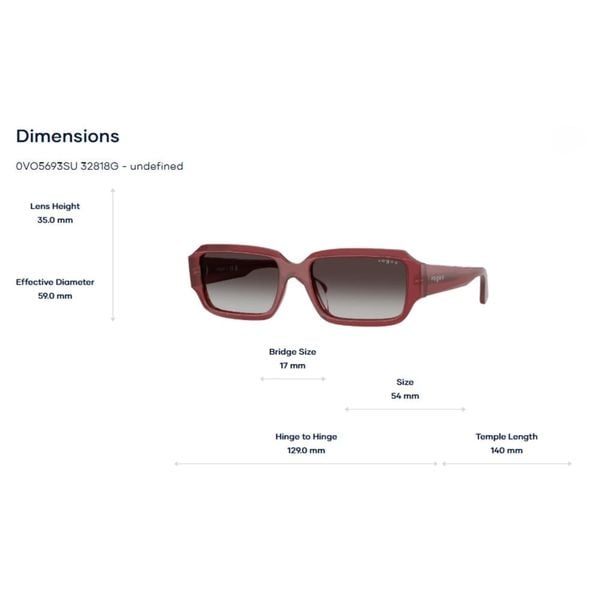Kính Mát Vogue 0VO5693SU – Tem Chính Hãng Luxottica