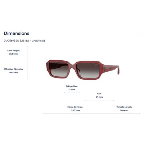  Kính Mát Vogue 0VO5693SU – Tem Chính Hãng Luxottica 