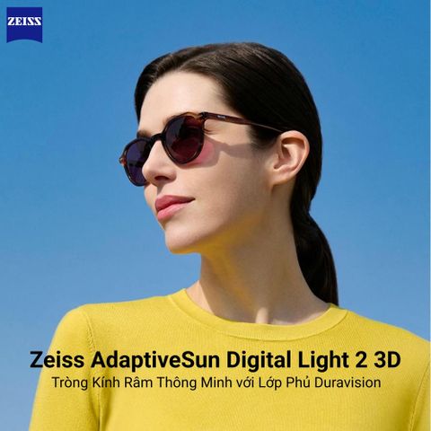  Zeiss AdaptiveSun Digital Light 2 3D – Tròng Kính Râm Thông Minh Duravision Gold 