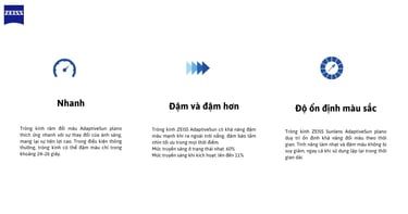  Zeiss AdaptiveSun Digital Light 2 3D – Tròng Kính Râm Thông Minh Duravision Gold 