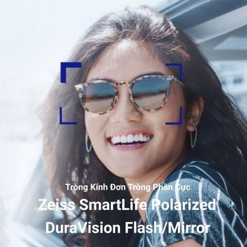  Zeiss SmartLife Polarized/SmartLife Polarized Individual DuraVision Flash/Mirror – Tròng Kính Đơn Tròng Phân Cực 