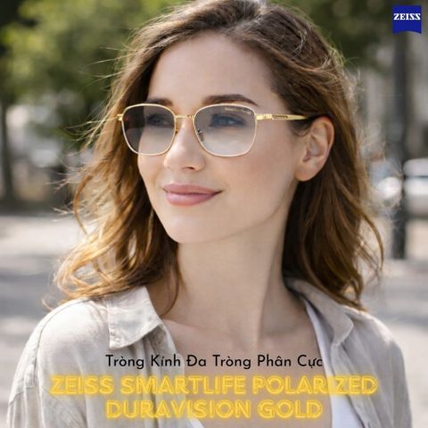  Zeiss SmartLife Pure/Plus/Superb/Individual Polarized DuraVision Gold – Tròng Kính Đa Tròng Phân Cực 