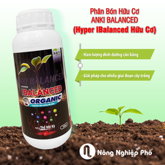 Phân Bón Hữu Cơ ANKI BALANCED  (Hyper IBalanced Hữu Cơ) Cung cấp chất hữu cơ hàm lượng cao, kích thích bộ rễ phát triển khỏe mạnh. - Chai 500ml