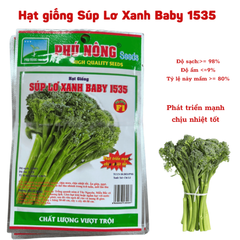 Hạt giống Súp lơ xanh baby 1535 - Gói 0.1 gram