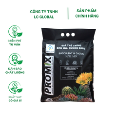 Giá Thể Trộn Sẵn Chuyên Nghiệp Trồng Sen Đá, Xương Rồng - PROMIX - Bao 6kg - Tại CH Hà Nội