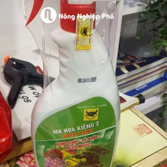 Phân MK Hoa Kiểng 2 SPRAY XANH - Chai 650ml