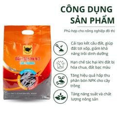 Phân hữu cơ Đầu Trâu MK N.3 BIO-HUMIC  - Túi 1kg