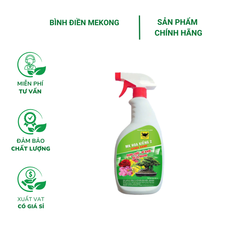 Phân MK Hoa Kiểng 2 SPRAY XANH - Chai 650ml