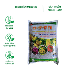 Phân NPK 17-17-17 chuyên dùng hoa mai, hoa kiểng - Gói 200 gram