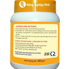 Phân bón đầu trâu MK NPK 15-5-40 lớn trái, chắc hạt - Chai 100 gram