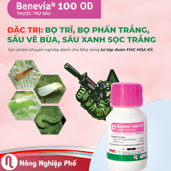 Thuốc trừ sâu FMC BENEVIA 100OD 50ml Phòng trừ các loài Bọ Trĩ, Rầy Phấn Trắng và côn trùng gặm nhấm. Hiệu quả sau 1 lần sử dụng.