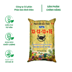 Phân bón Đầu Trâu BQC 13-13-13 + TE - Bao 25kg